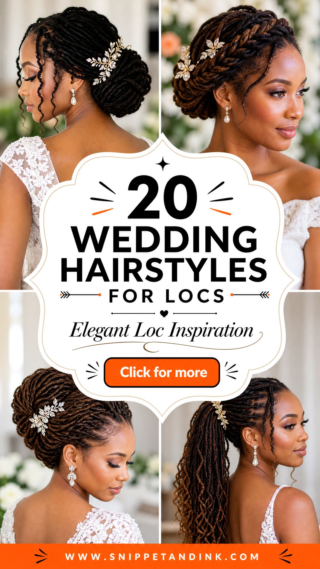 20 Wedding Hairstyles for Locs Elegant Bridal Inspiration - 20 Wedding Hairstyles for Locs: Elegant Bridal Inspiration