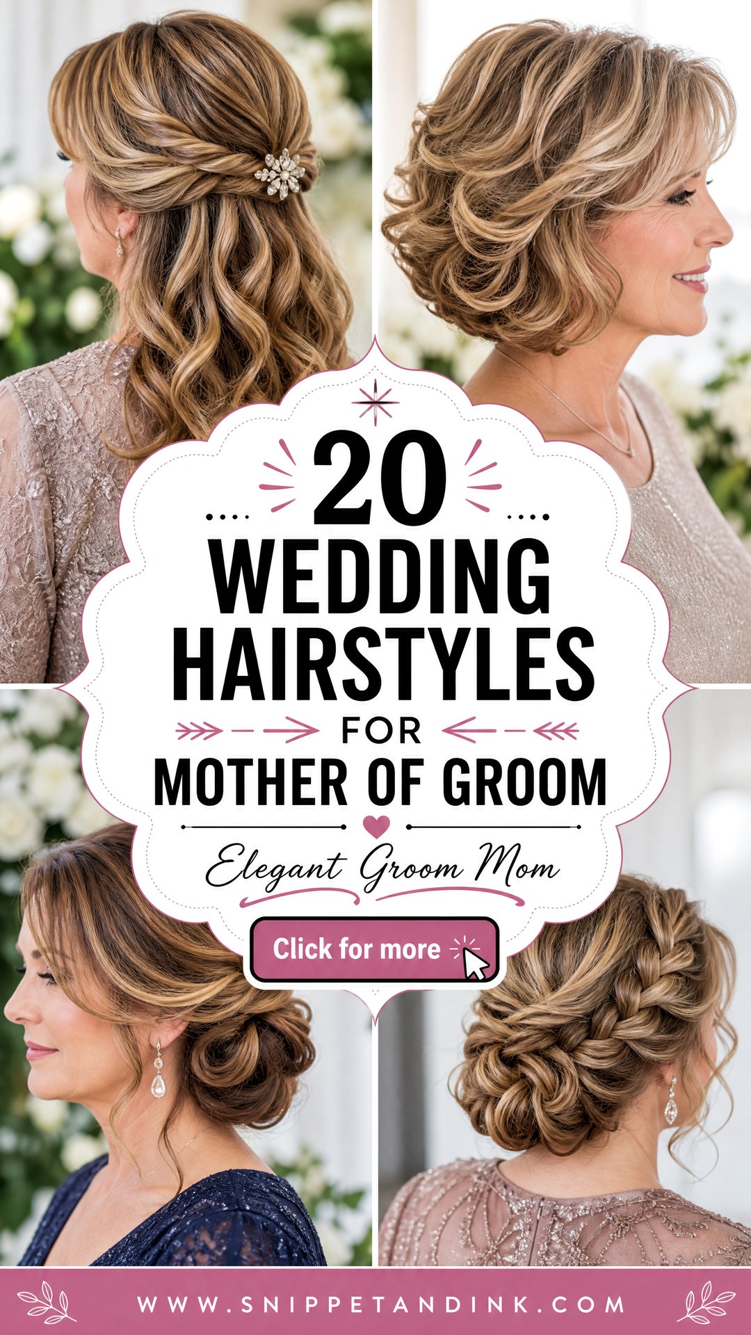 20 Wedding Hairstyles for Mother of Groom Elegant Looks - 20 Wedding Hairstyles for Mother of Groom: Elegant Looks