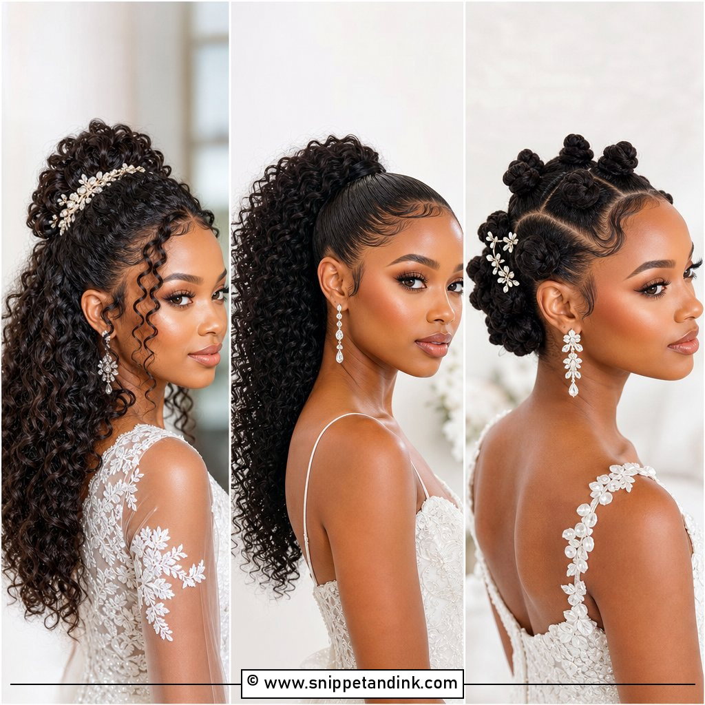 20 Wedding Hairstyles for Natural Hair Stunning Bridal Looks