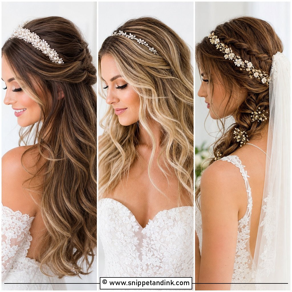 20 Wedding Hairstyles with Headband for Effortless Glam