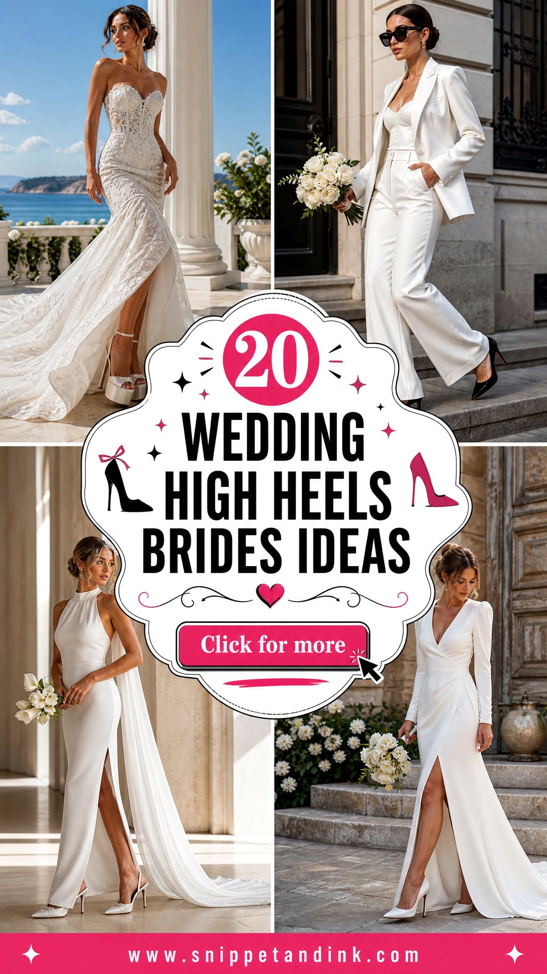 20 Wedding High Heels Brides Ideas for Confident Bridal Style - 20 Wedding High Heels Brides Ideas for Confident Bridal Style
