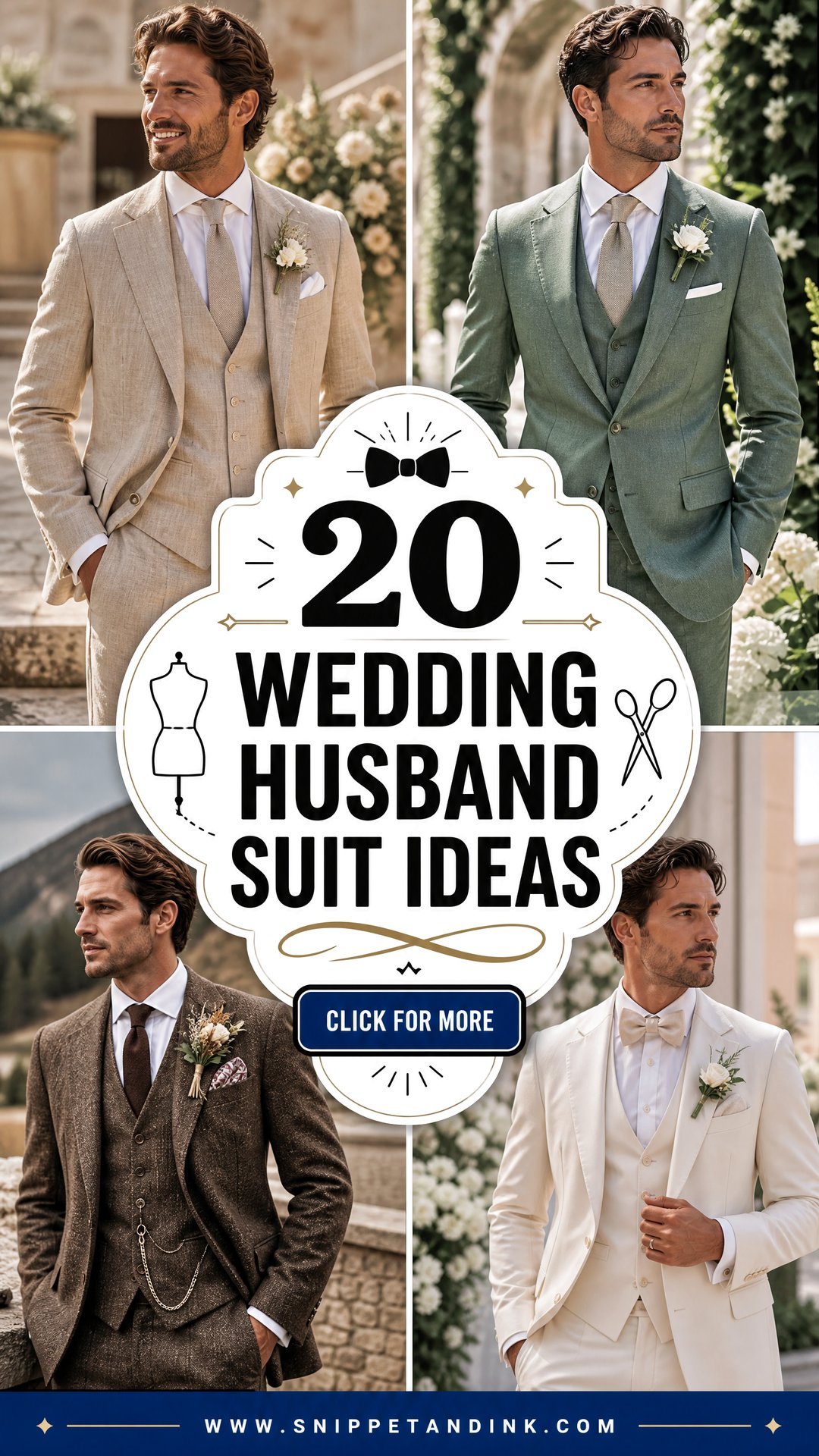 20 Wedding Husband Suit Ideas Sharp Looks for Modern Grooms - 20 Wedding Husband Suit Ideas: Sharp Looks for Modern Grooms