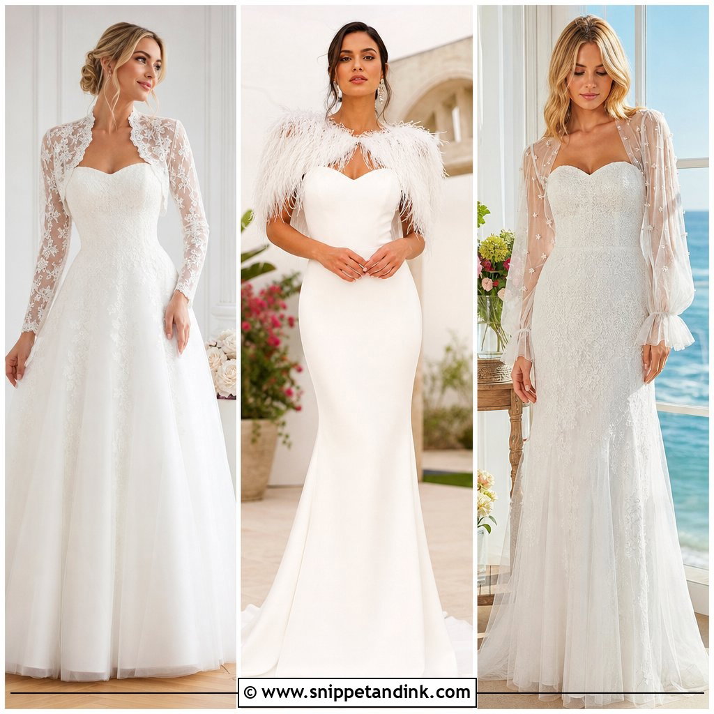 20 Wedding Jacket Bride Cover Up Ideas for Every Season