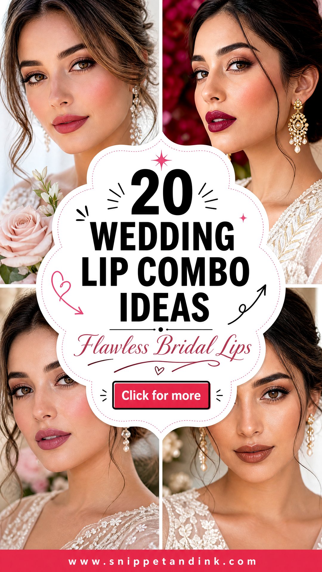 20 Wedding Lip Combo Ideas for a Flawless Bridal Glow - 20 Wedding Lip Combo Ideas for a Flawless Bridal Glow