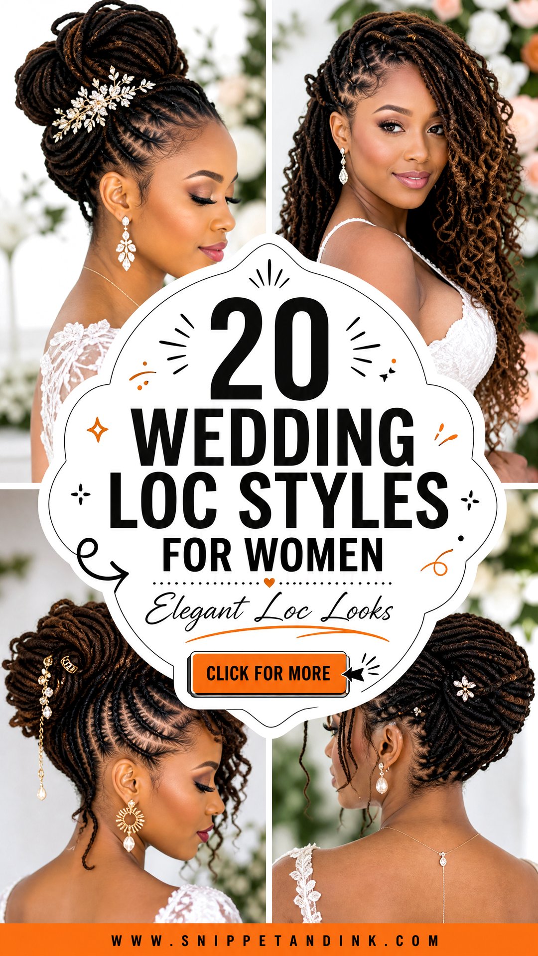 20 Wedding Loc Styles for Women Elegant Bridal Looks - 20 Wedding Loc Styles for Women: Elegant Bridal Looks
