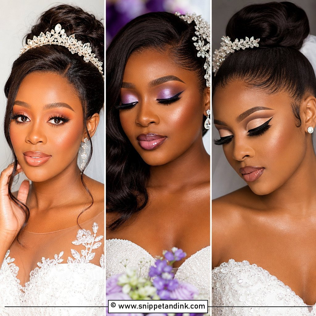 20 Wedding Make Up Black Women Looks for Radiant Brides