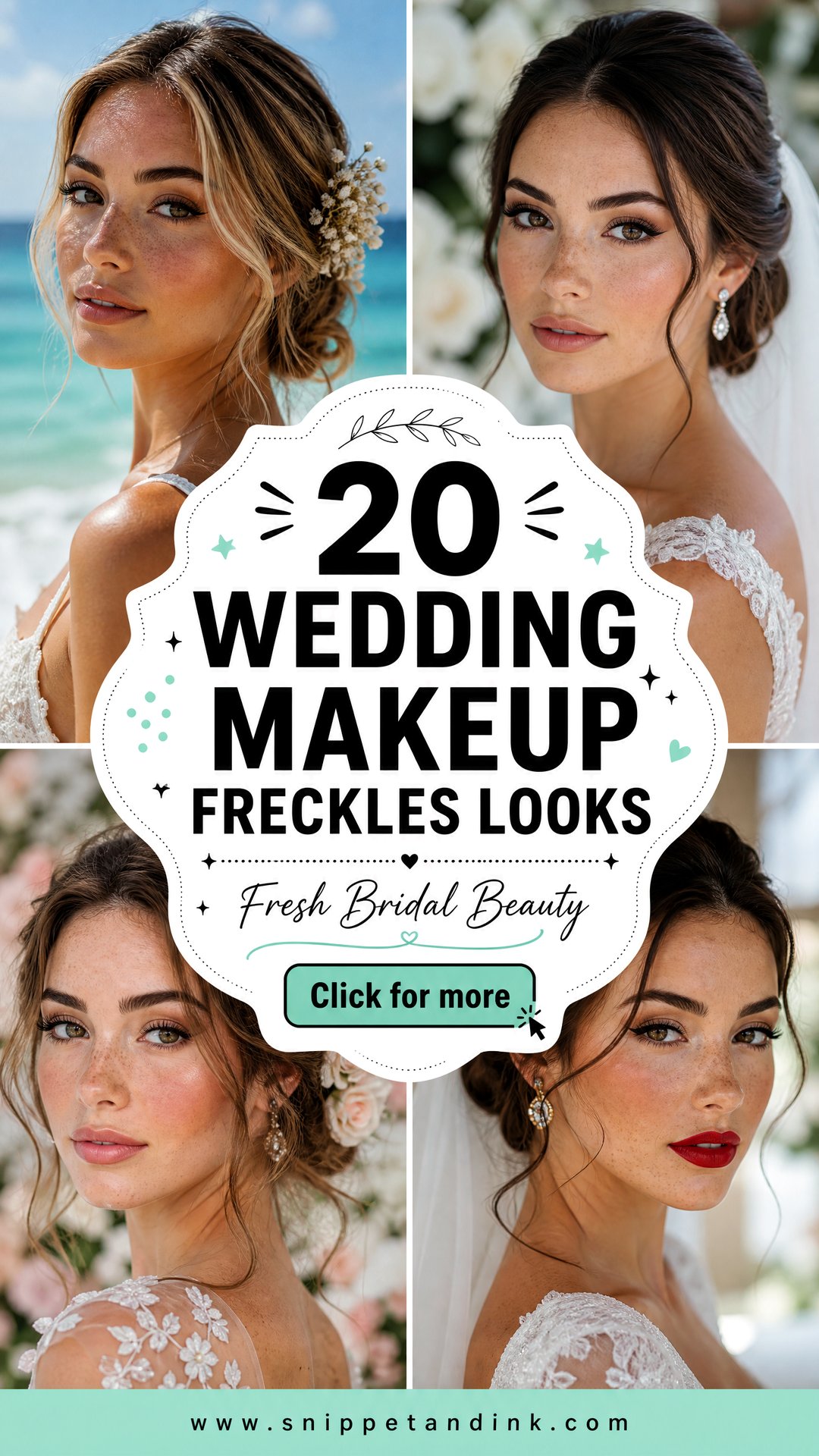 20 Wedding Makeup Freckles Looks for Fresh Bridal Beauty - 20 Wedding Makeup Freckles Looks for Fresh Bridal Beauty