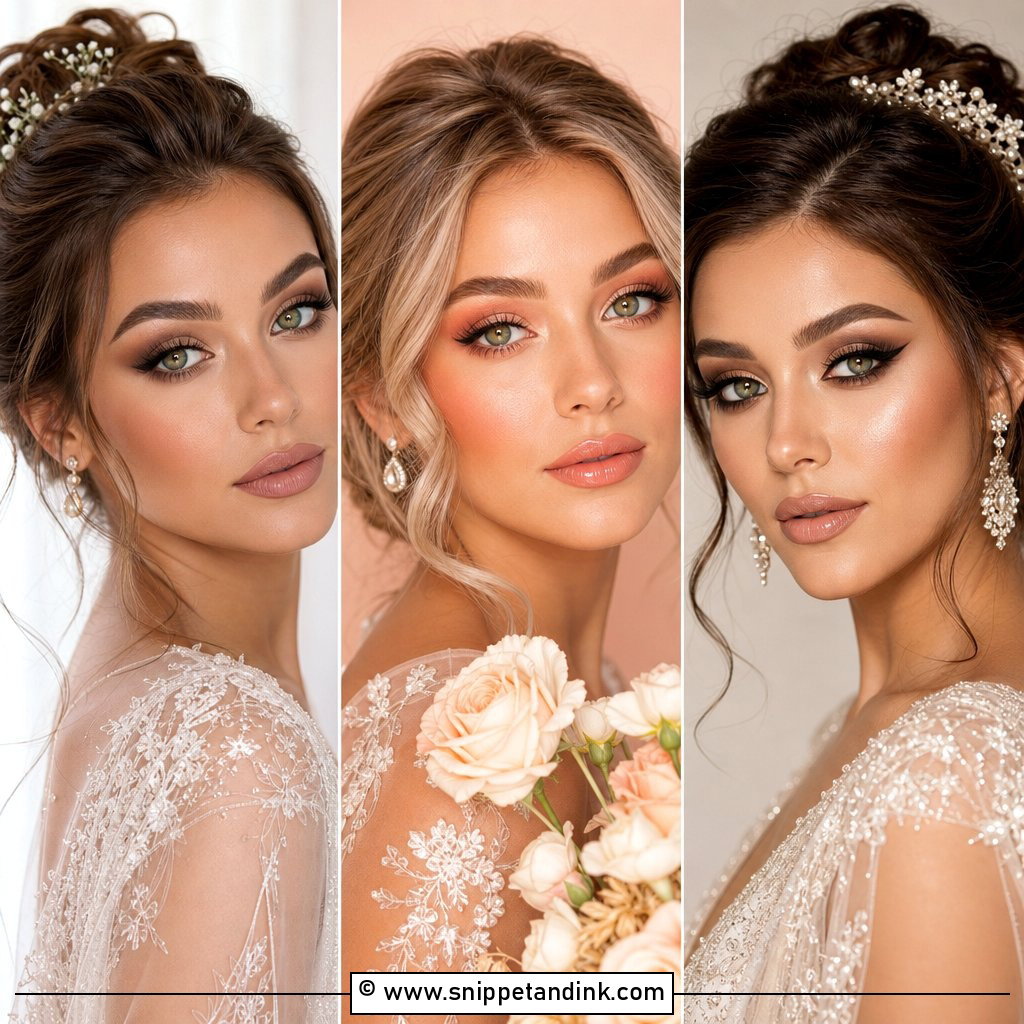 20 Wedding Makeup Looks for Green Eyes to Make Them Pop
