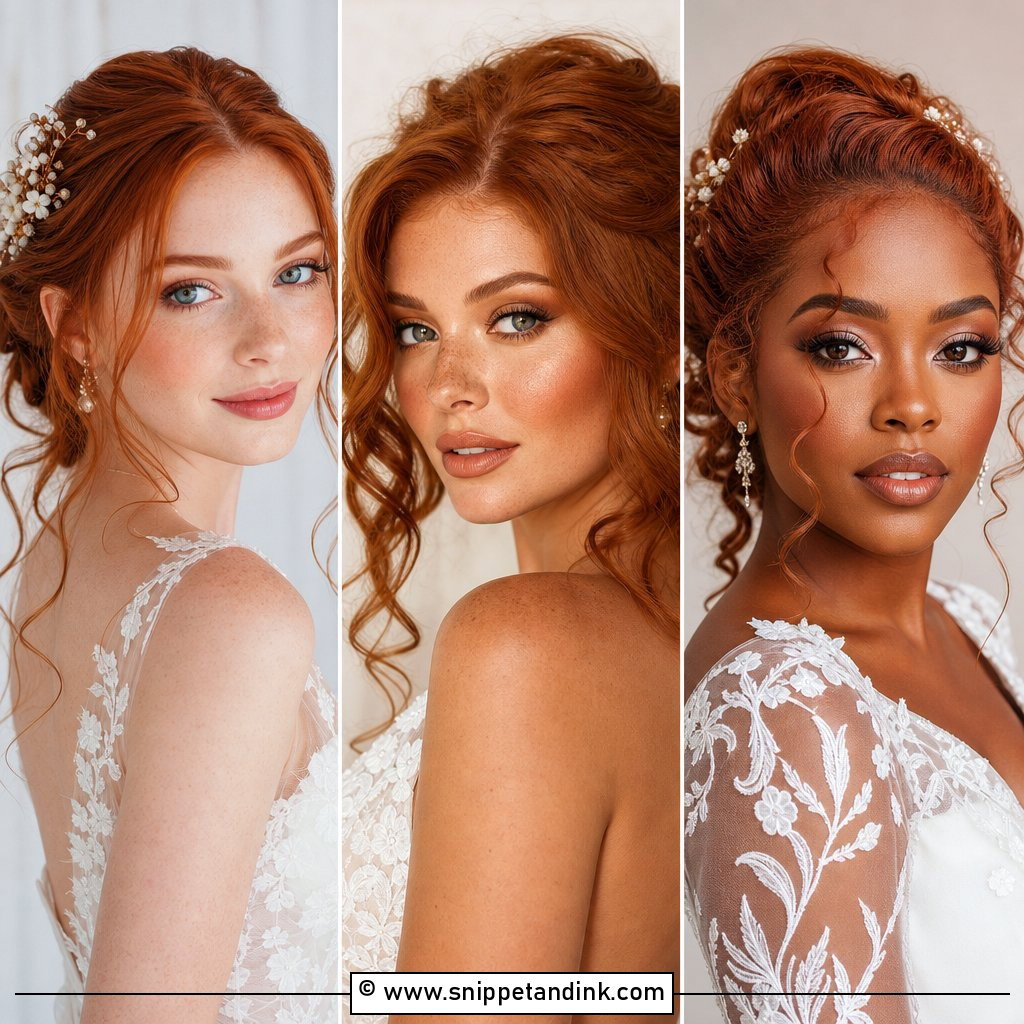 20 Wedding Makeup Red Hair Ideas for Gorgeous Brides