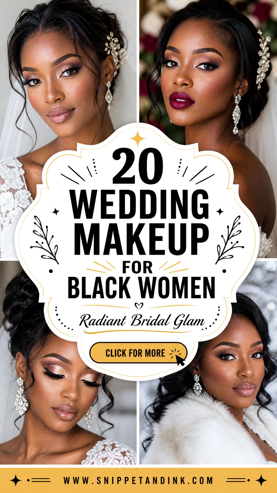 20 Wedding Makeup for Black Women Radiant Bridal Glam - 20 Wedding Makeup for Black Women: Radiant Bridal Glam