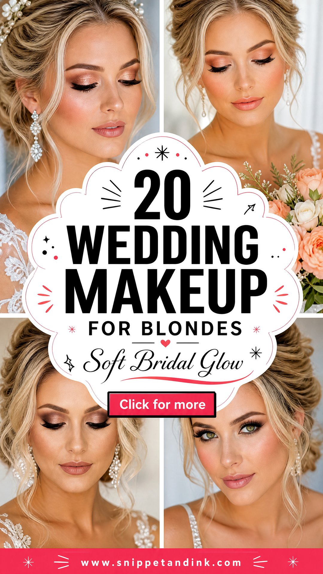 20 Wedding Makeup for Blondes Gorgeous Bridal Looks to Try - 20 Wedding Makeup for Blondes: Gorgeous Bridal Looks to Try