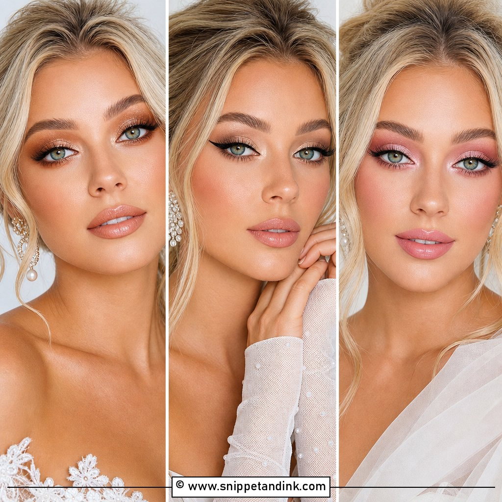20 Wedding Makeup for Green Eyes Blonde Soft Glam Ideas