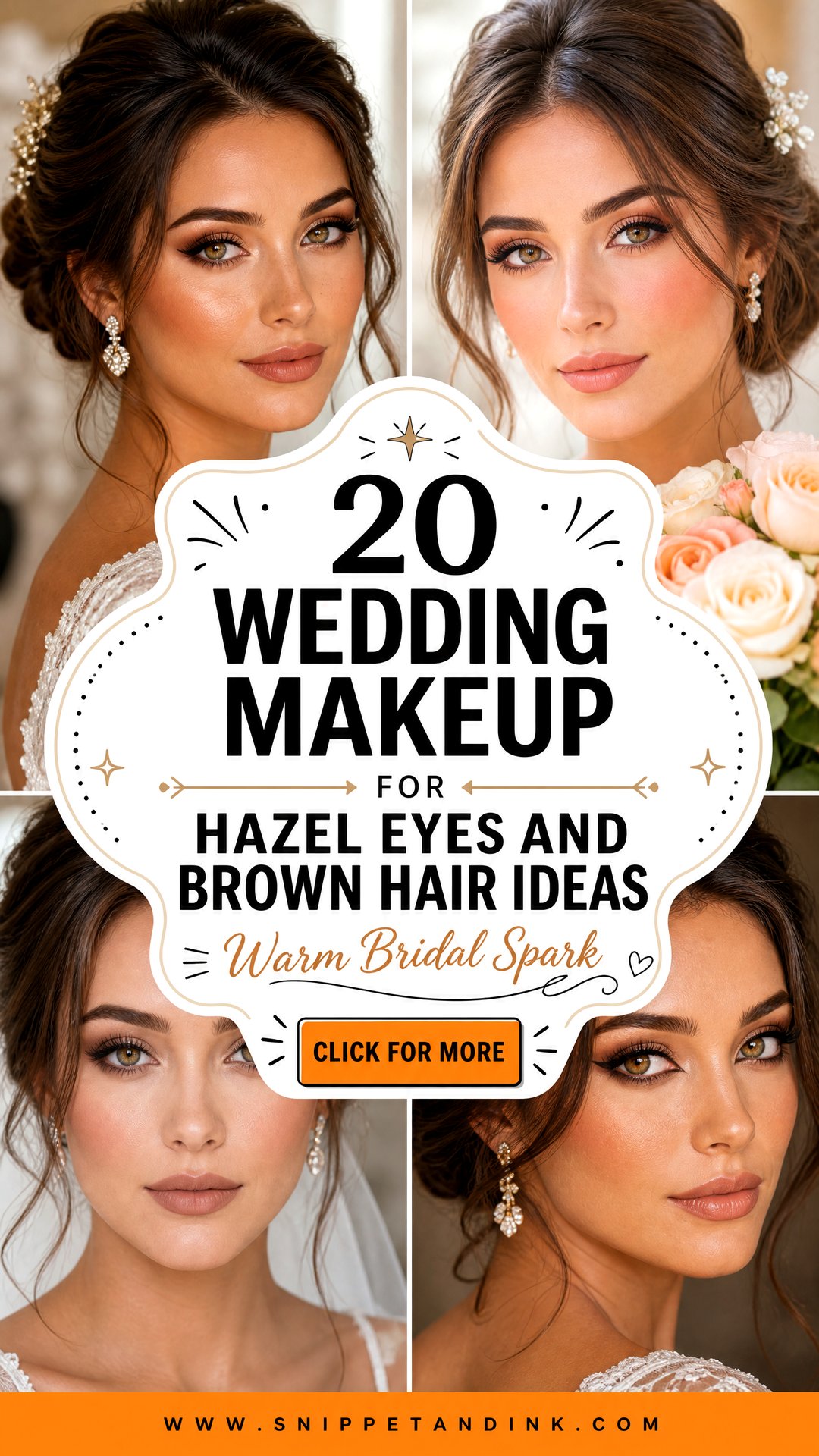 20 Wedding Makeup for Hazel Eyes and Brown Hair Ideas - 20 Wedding Makeup for Hazel Eyes and Brown Hair Ideas