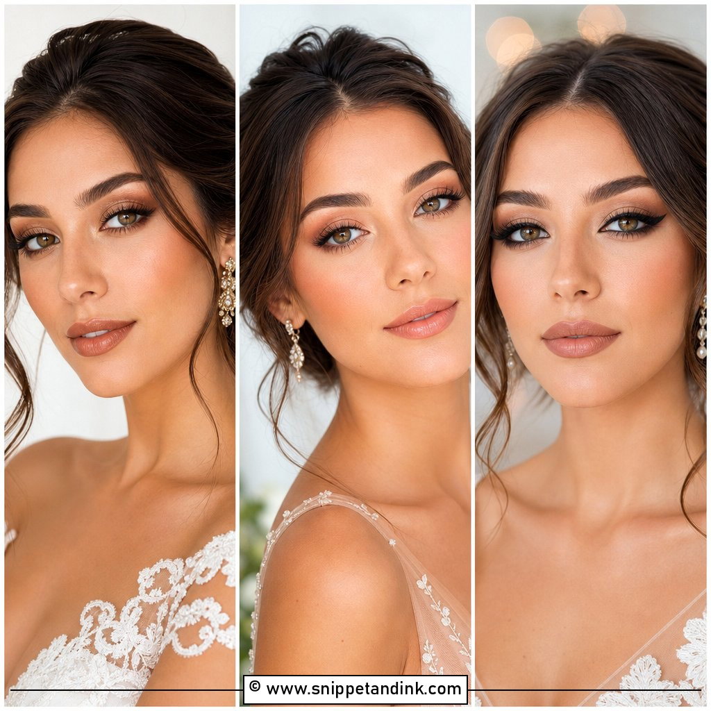 20 Wedding Makeup for Hazel Eyes and Brown Hair Ideas