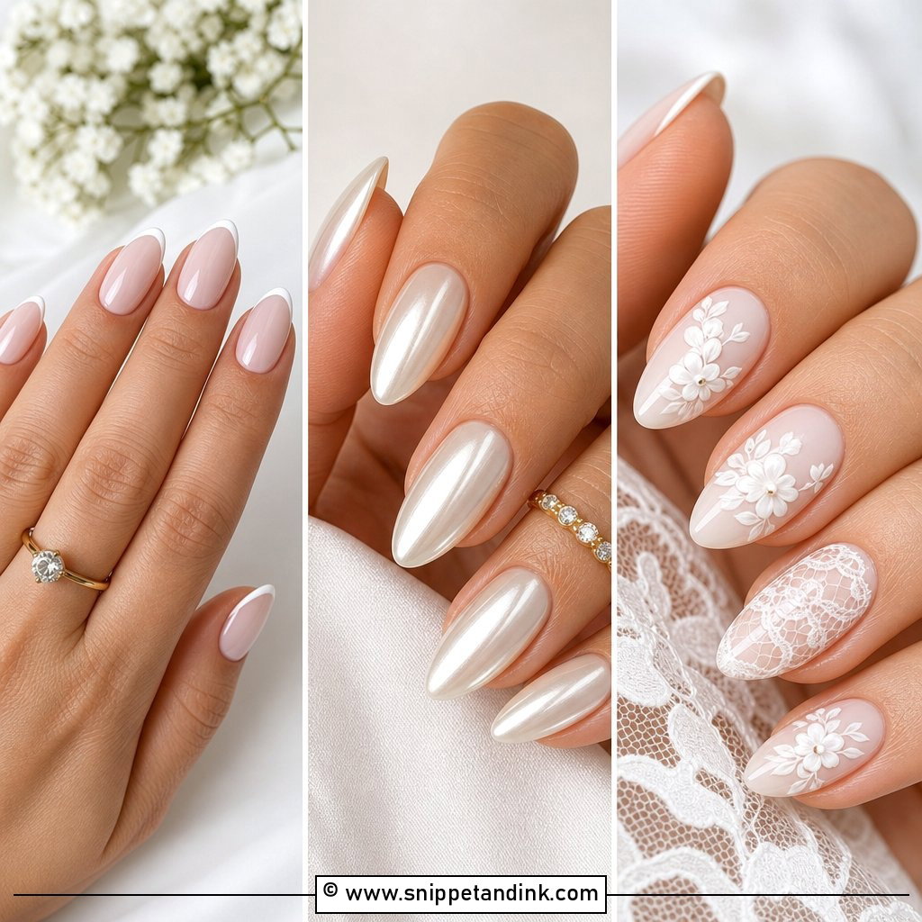 20 Wedding Manicure for Bride Ideas for Picture-Perfect Nails