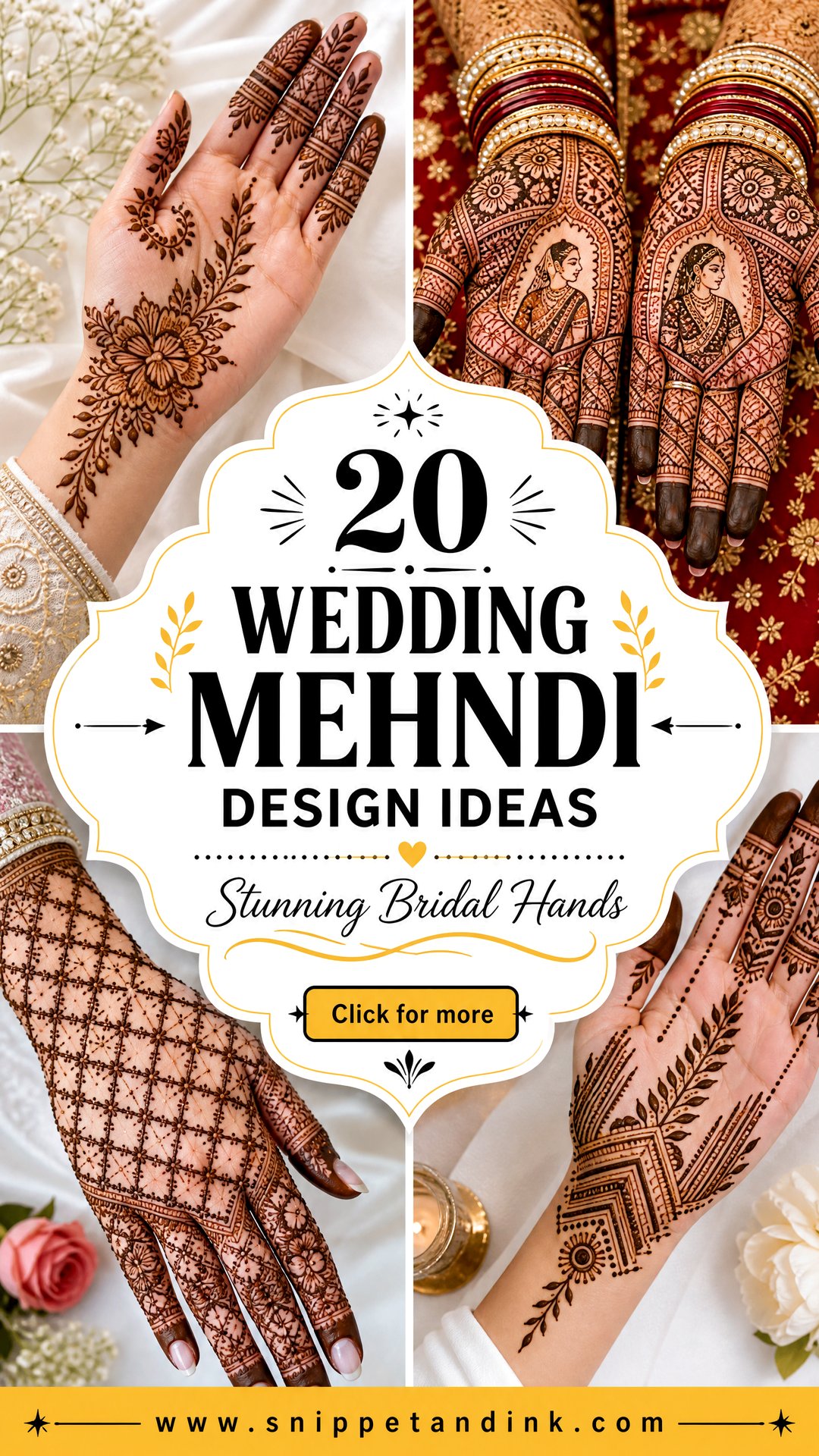 20 Wedding Mehndi Design Ideas for a Stunning Bridal Look - 20 Wedding Mehndi Design Ideas for a Stunning Bridal Look