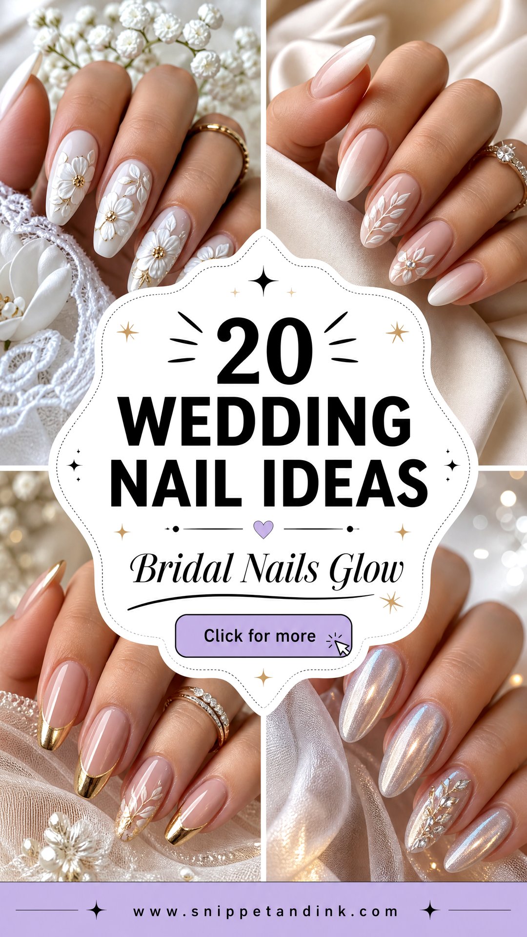 20 Wedding Nail Ideas 2025 Brides Will Adore This Year - 20 Wedding Nail Ideas 2025 Brides Will Adore This Year