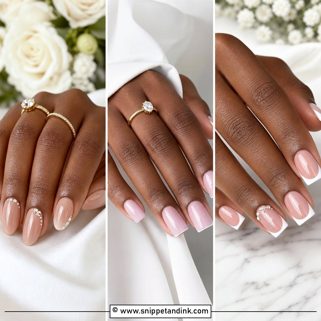 20 Wedding Nails Black Women Gorgeous Bridal Ideas