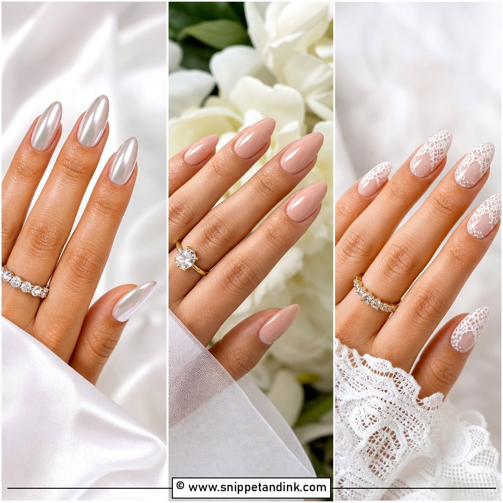 20 Wedding Nails Inspo for Bride Elegant Ideas to Save