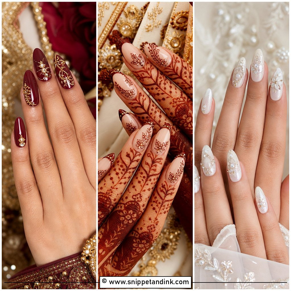 20 Wedding Nails for Indian Bride Stunning Festive Ideas