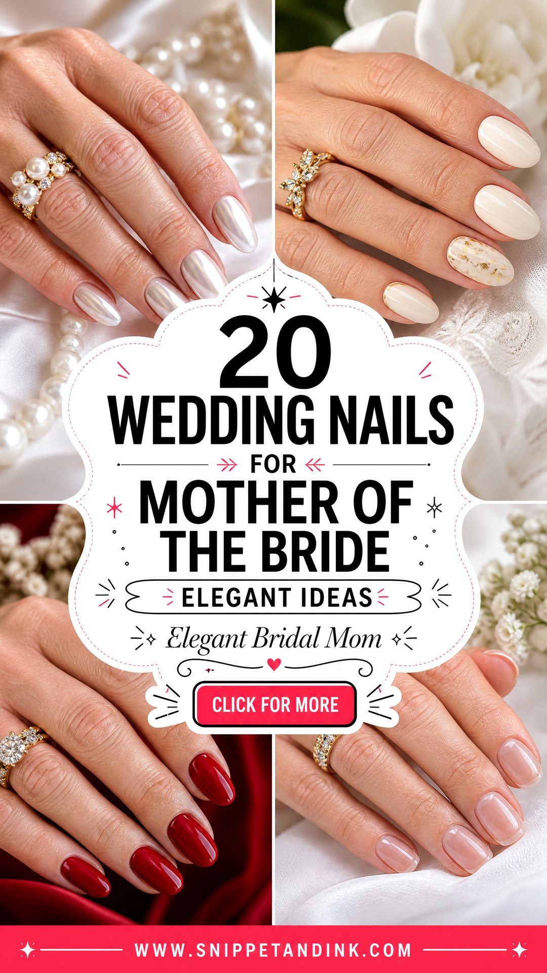 20 Wedding Nails for Mother of the Bride Elegant Ideas - 20 Wedding Nails for Mother of the Bride Elegant Ideas