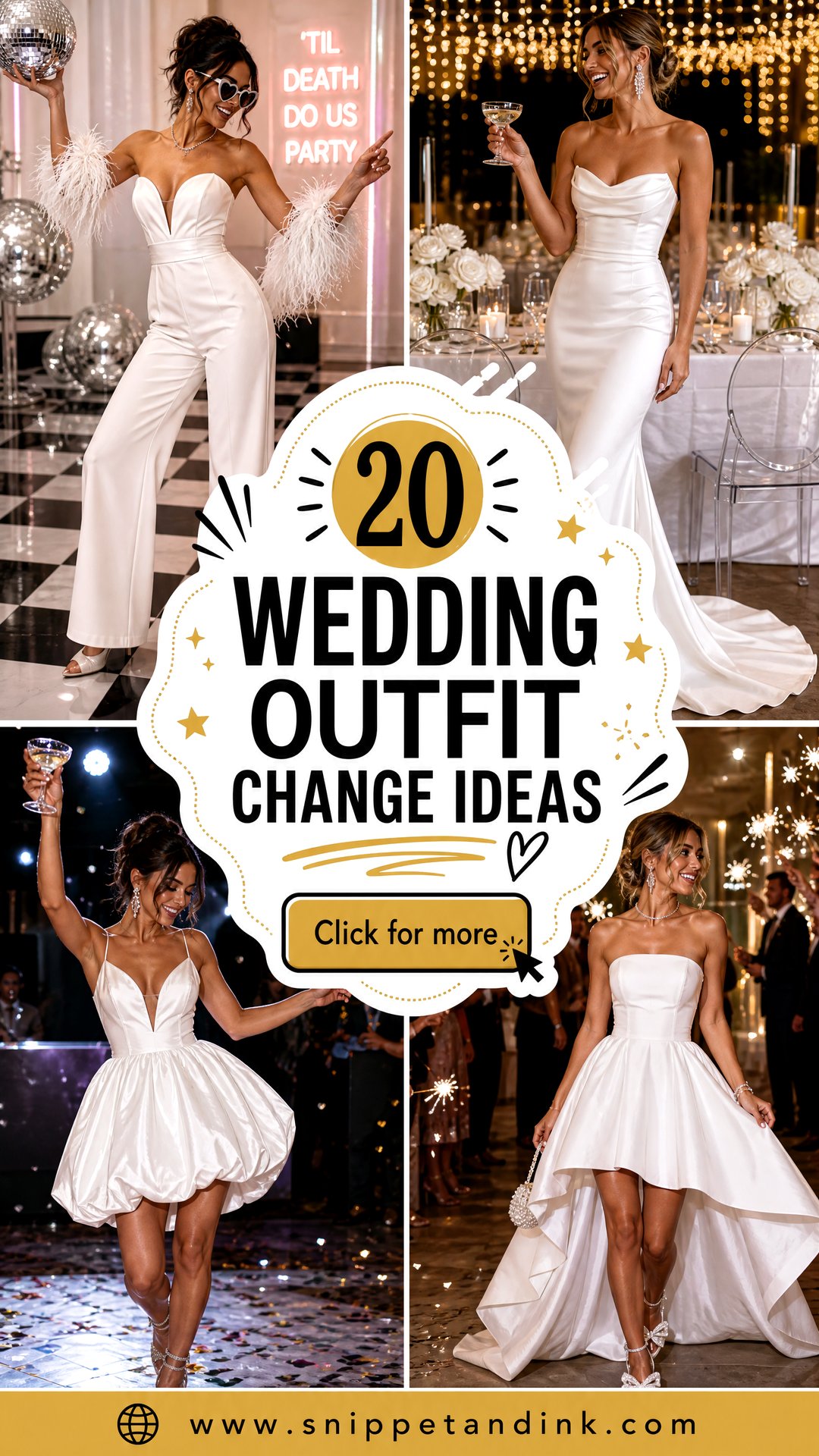 20 Wedding Outfit Change Ideas Stylish Second Looks for Brides - 20 Wedding Outfit Change Ideas: Stylish Second Looks for Brides