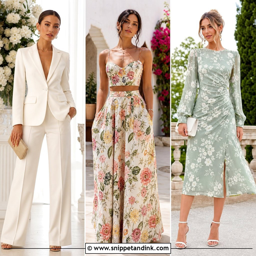 20 Wedding Outfits for Ladies: Chic Guest Looks for Every Season