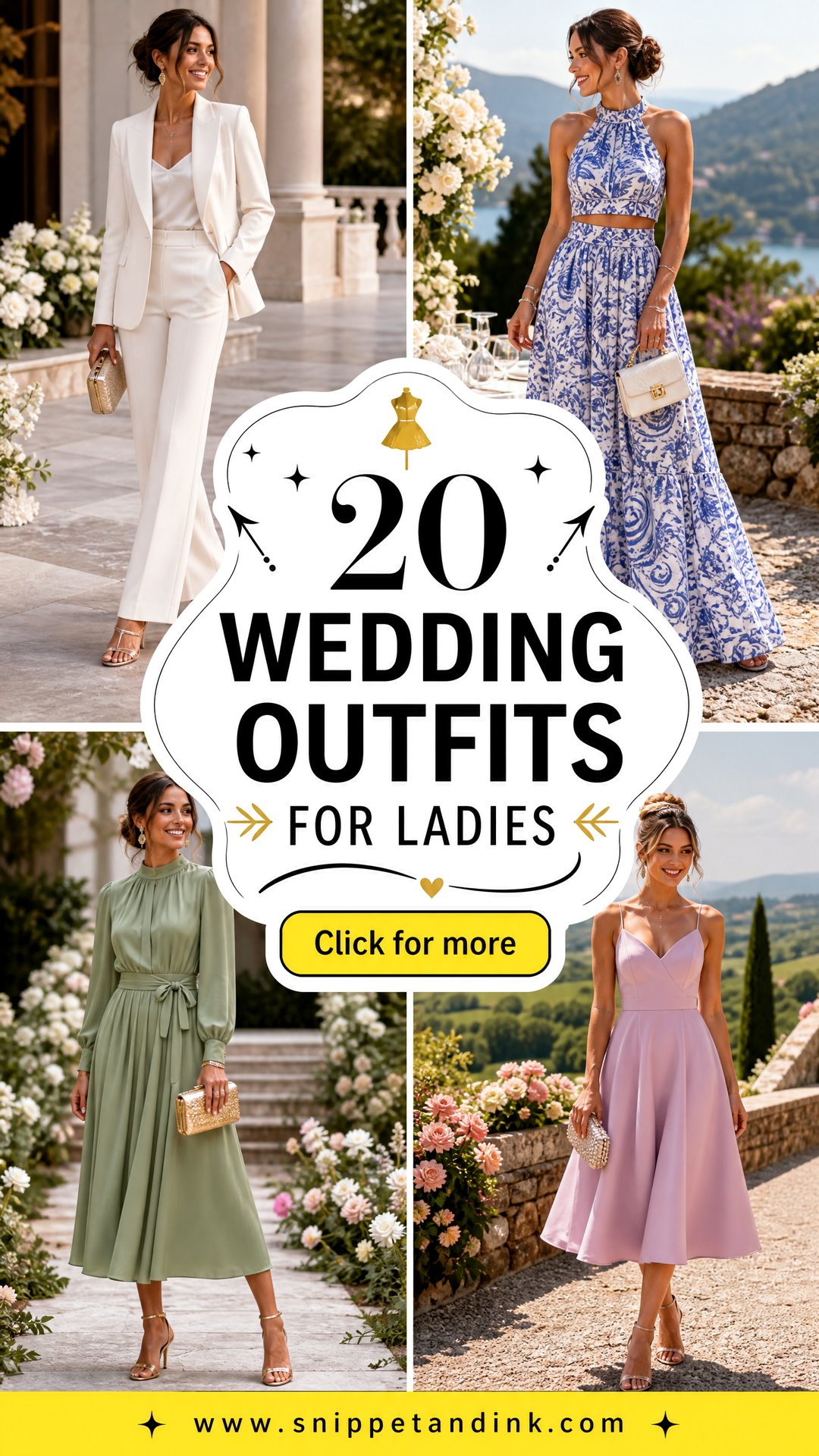 20 Wedding Outfits for Ladies Chic Guest Looks for Every Season - 20 Wedding Outfits for Ladies: Chic Guest Looks for Every Season