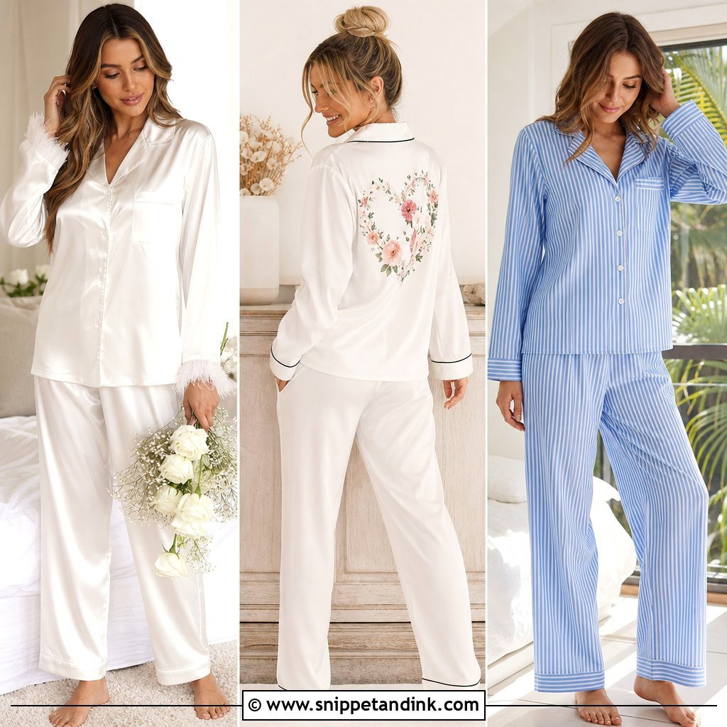 20 Wedding Pajamas Ideas Cozy Bridal Party Looks to Love