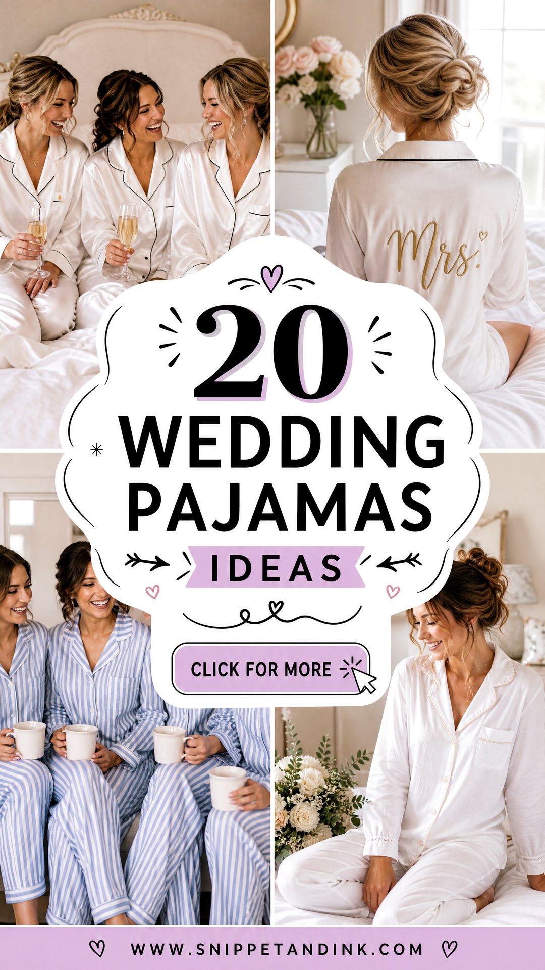 20 Wedding Pajamas Ideas Cozy Bridal Party Looks to Love - 20 Wedding Pajamas Ideas: Cozy Bridal Party Looks to Love