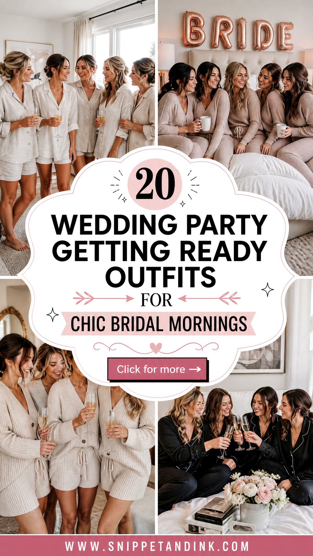 20 Wedding Party Getting Ready Outfits for Chic Bridal Mornings - 20 Wedding Party Getting Ready Outfits for Chic Bridal Mornings