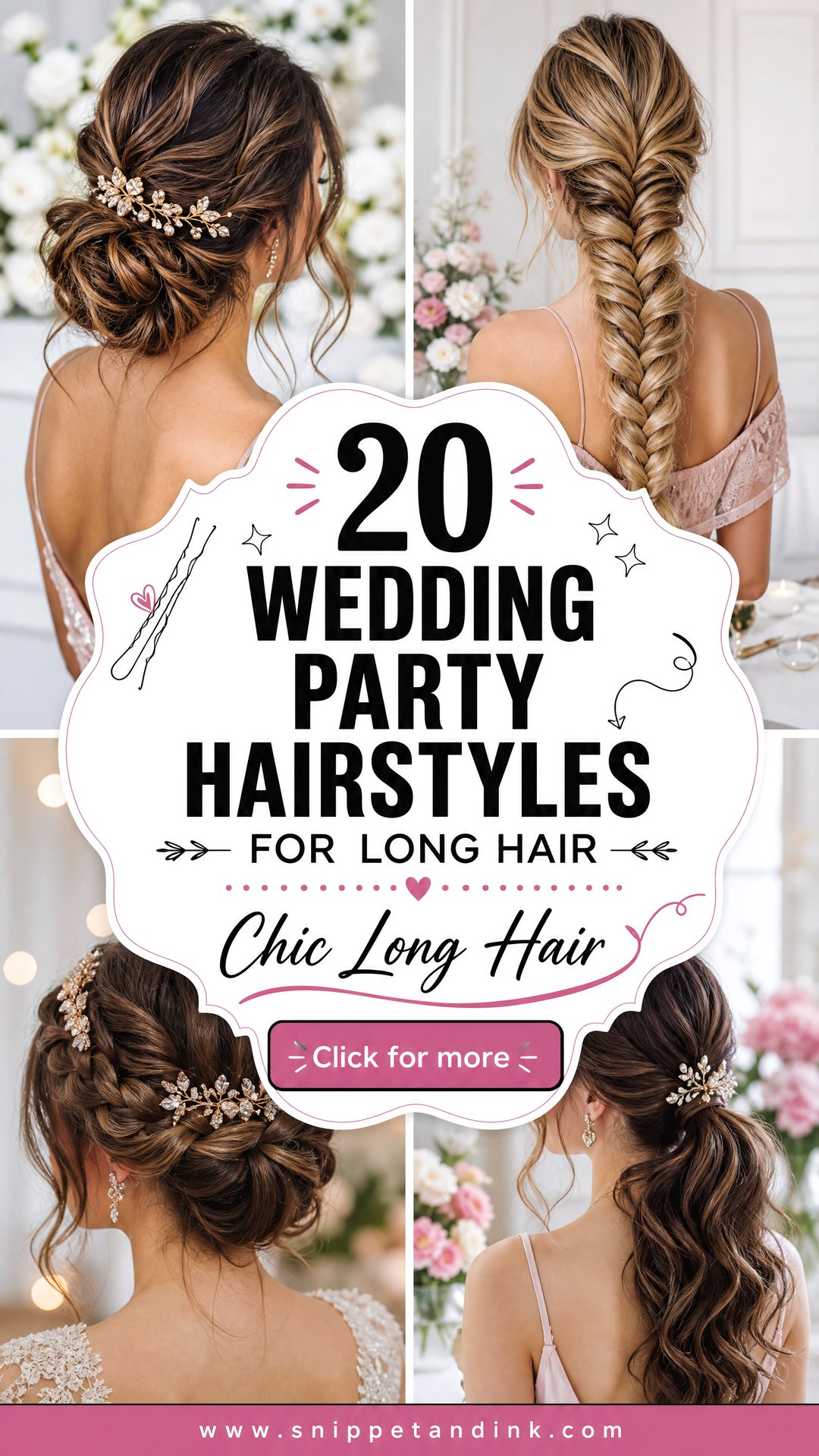 20 Wedding Party Hairstyles for Long Hair to Try Now - 20 Wedding Party Hairstyles for Long Hair to Try Now
