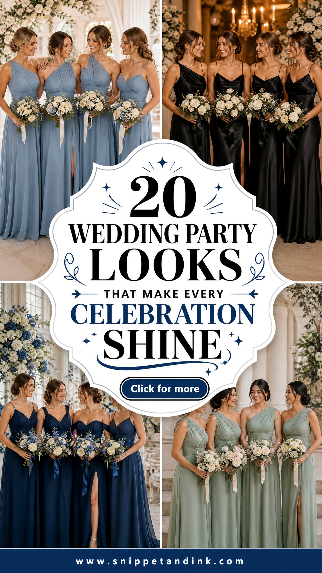 20 Wedding Party Looks That Make Every Celebration Shine - 20 Wedding Party Looks That Make Every Celebration Shine