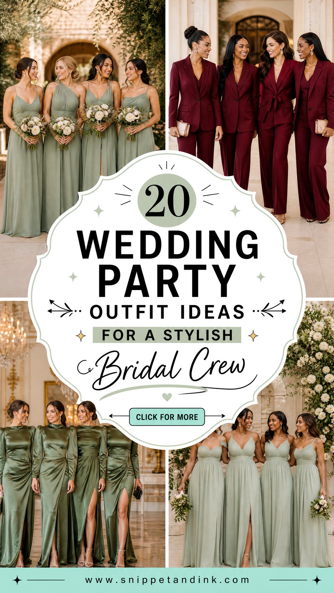 20 Wedding Party Outfit Ideas for a Stylish Bridal Crew - 20 Wedding Party Outfit Ideas for a Stylish Bridal Crew
