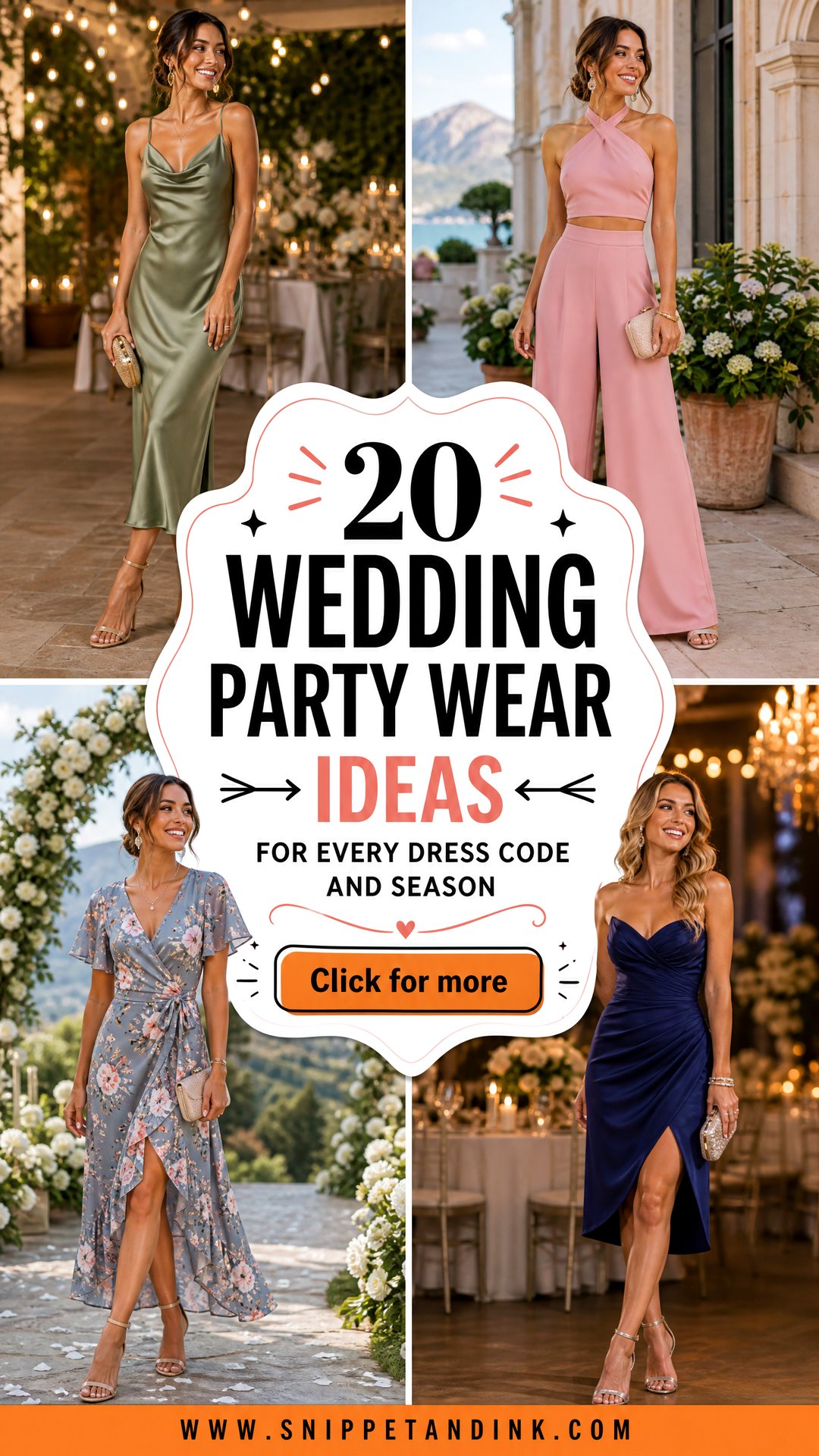 20 Wedding Party Wear Ideas for Every Dress Code and Season - 20 Wedding Party Wear Ideas for Every Dress Code and Season