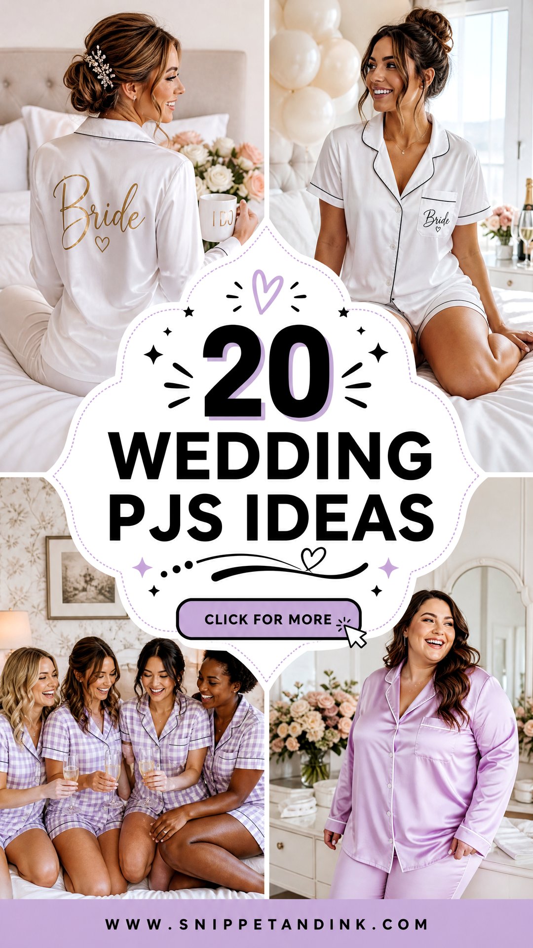 20 Wedding Pjs Ideas for a Picture-Perfect Bridal Morning - 20 Wedding Pjs Ideas for a Picture-Perfect Bridal Morning