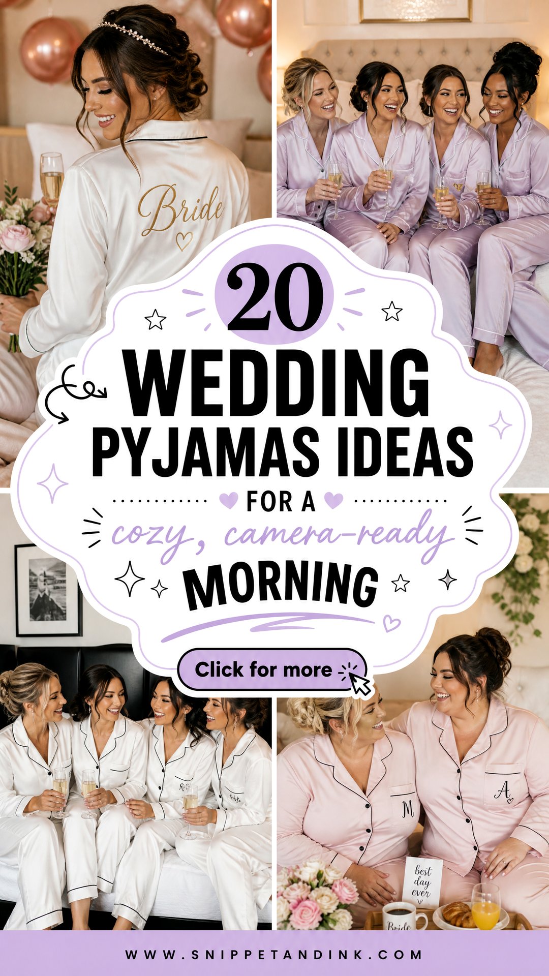 20 Wedding Pyjamas Ideas for a Cozy Camera-Ready Morning - 20 Wedding Pyjamas Ideas for a Cozy, Camera-Ready Morning