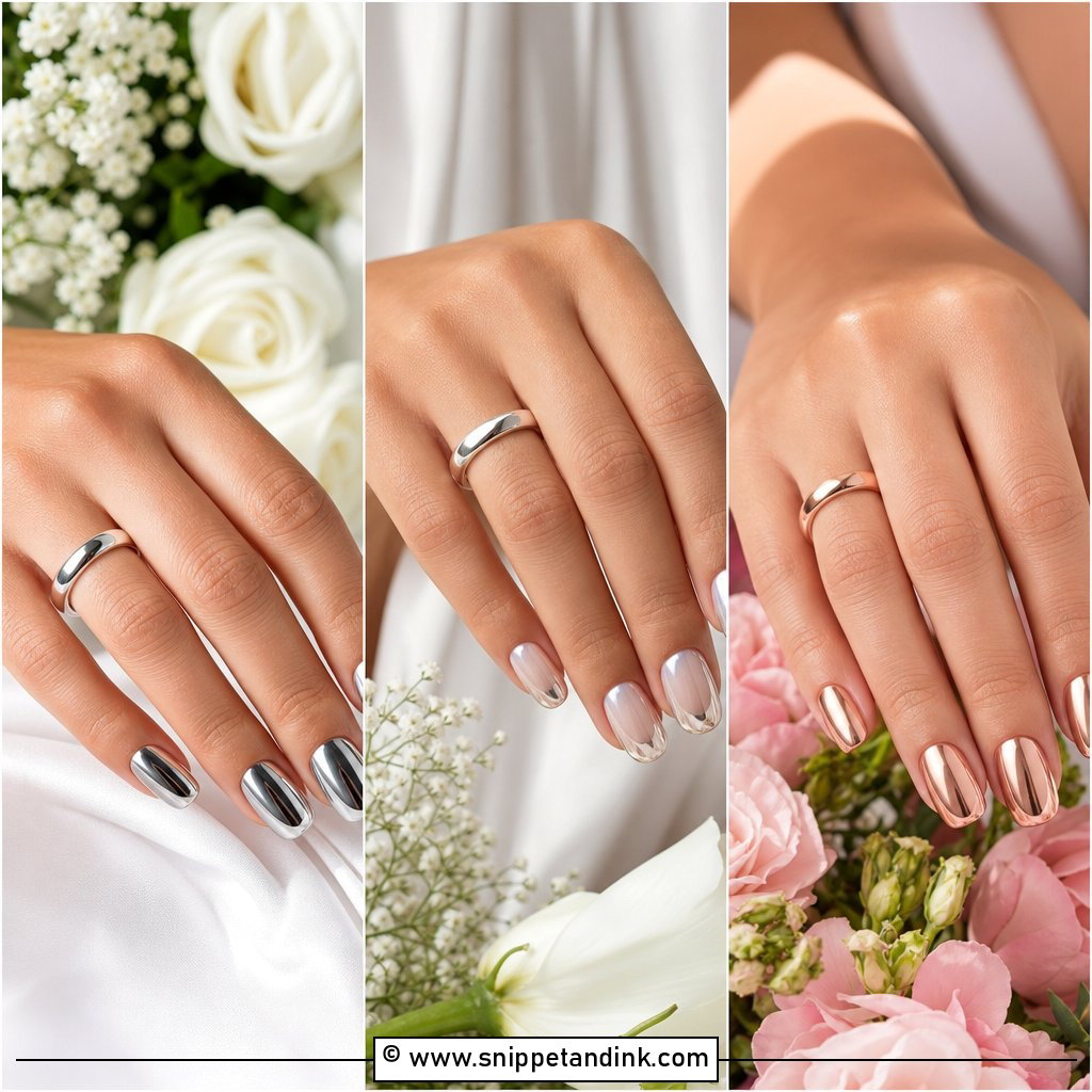 20 Wedding Ring Nails Romantic Designs for Brides