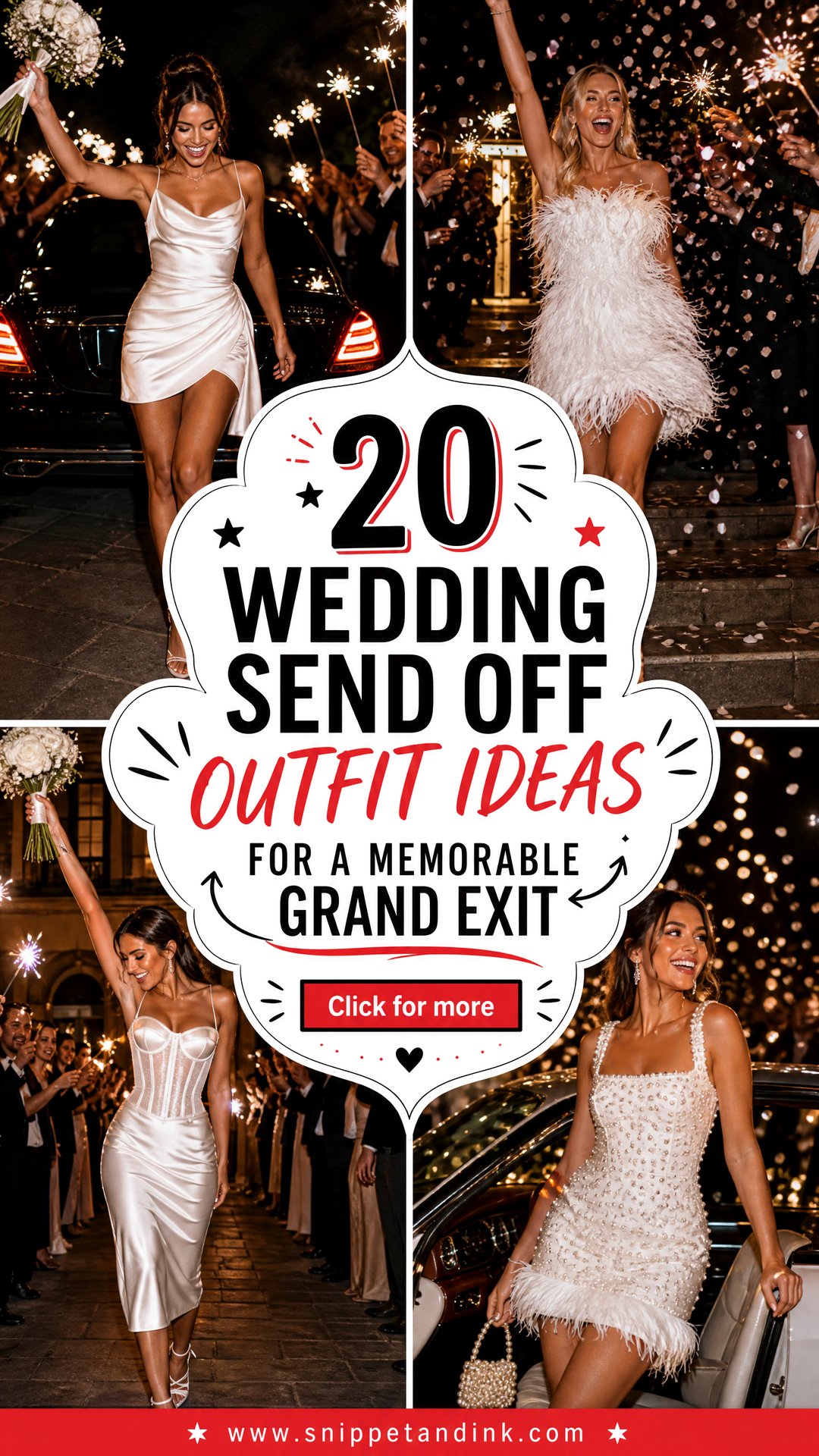 20 Wedding Send Off Outfit Ideas for a Memorable Grand Exit - 20 Wedding Send Off Outfit Ideas for a Memorable Grand Exit