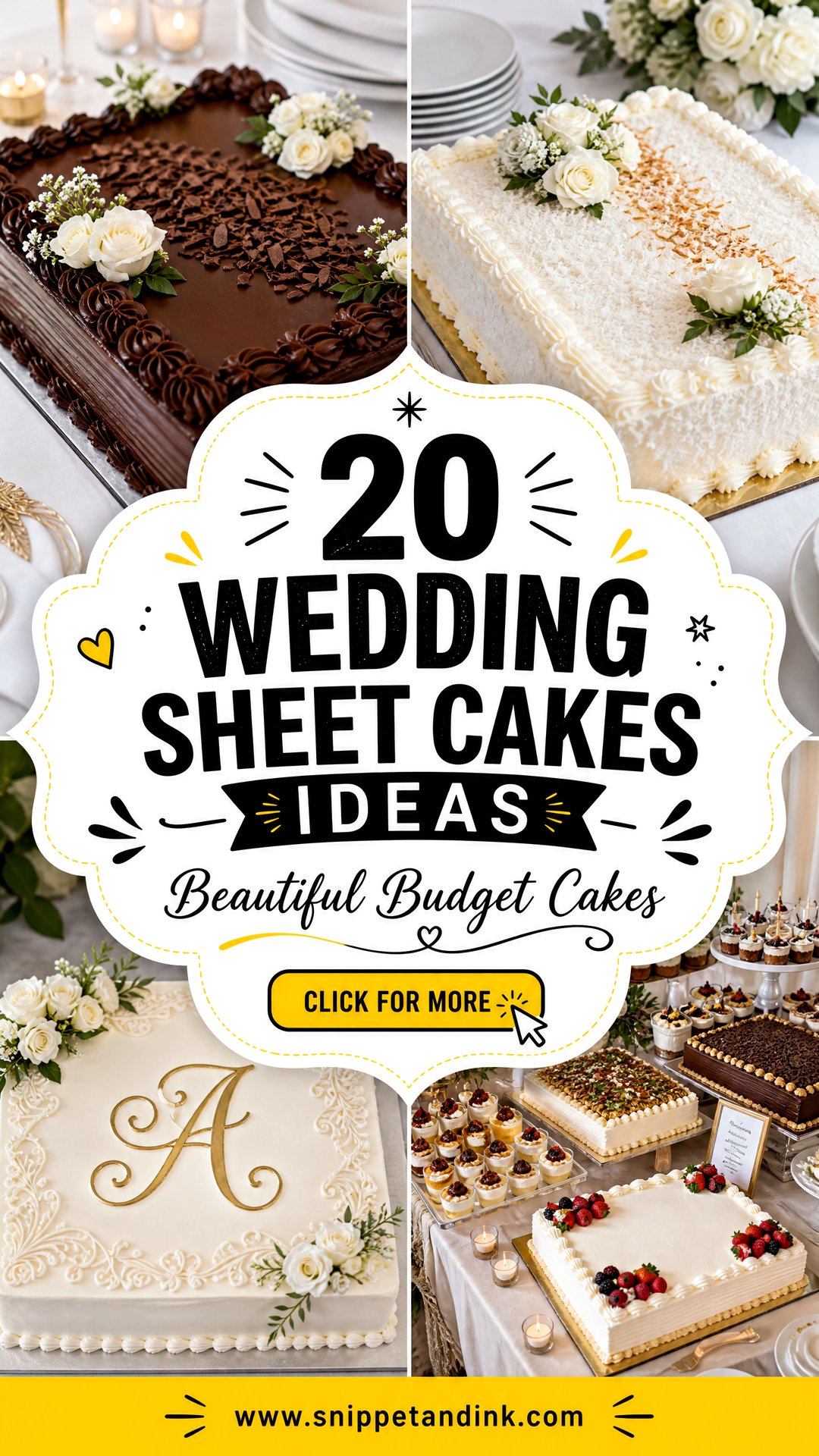 20 Wedding Sheet Cakes Beautiful Ideas for Budget Brides - 20 Wedding Sheet Cakes: Beautiful Ideas for Budget Brides