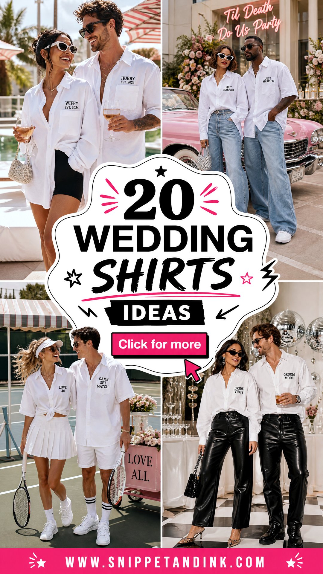 20 Wedding Shirts Ideas for Stylish Modern Couples and Guests - 20 Wedding Shirts Ideas for Stylish Modern Couples and Guests