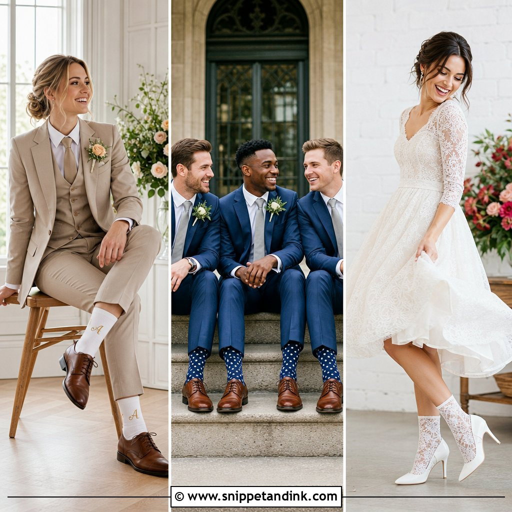 20 Wedding Socks Ideas for Fun Polished Celebration Style