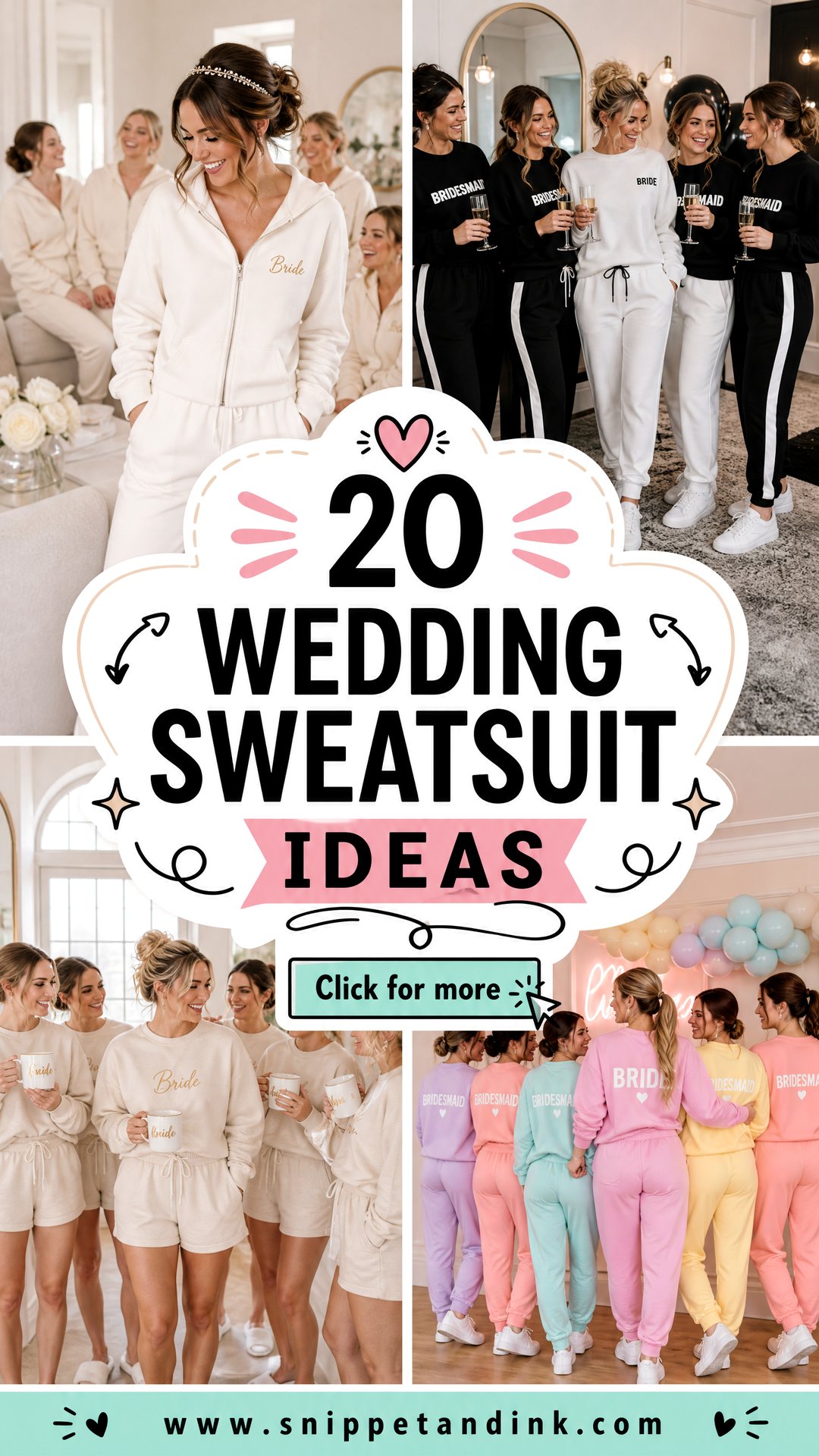 20 Wedding Sweatsuit Ideas for Cozy Bridal Party Moments - 20 Wedding Sweatsuit Ideas for Cozy Bridal Party Moments