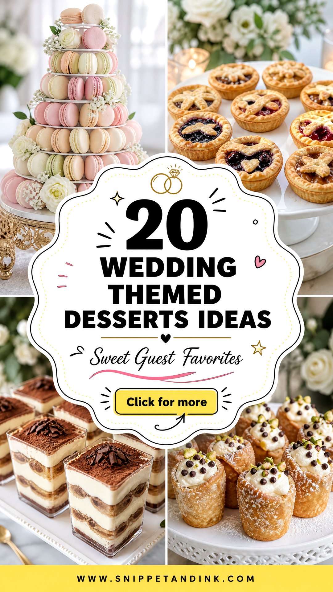 20 Wedding Themed Desserts Sweet Ideas Guests Will Love - 20 Wedding Themed Desserts: Sweet Ideas Guests Will Love