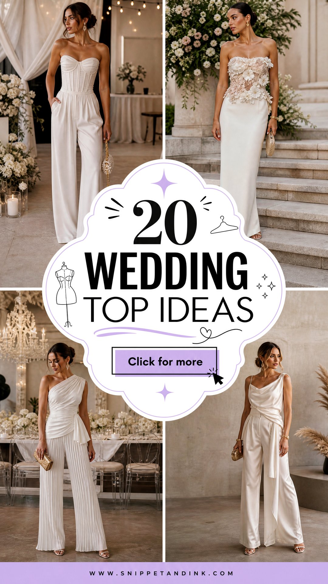 20 Wedding Top Ideas for Chic Wedding Guests and Modern Brides - 20 Wedding Top Ideas for Chic Wedding Guests and Modern Brides