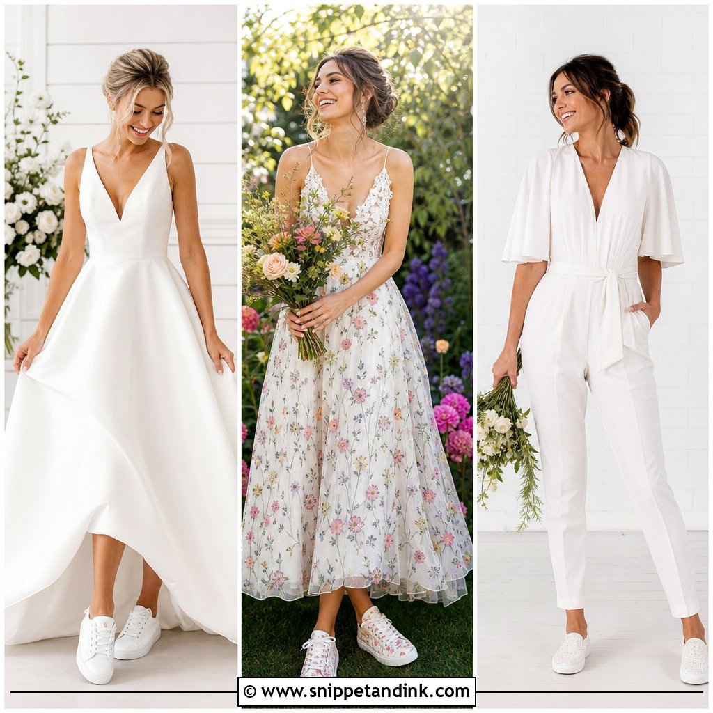 20 Wedding Trainers Ideas for Chic Comfortable Modern Brides