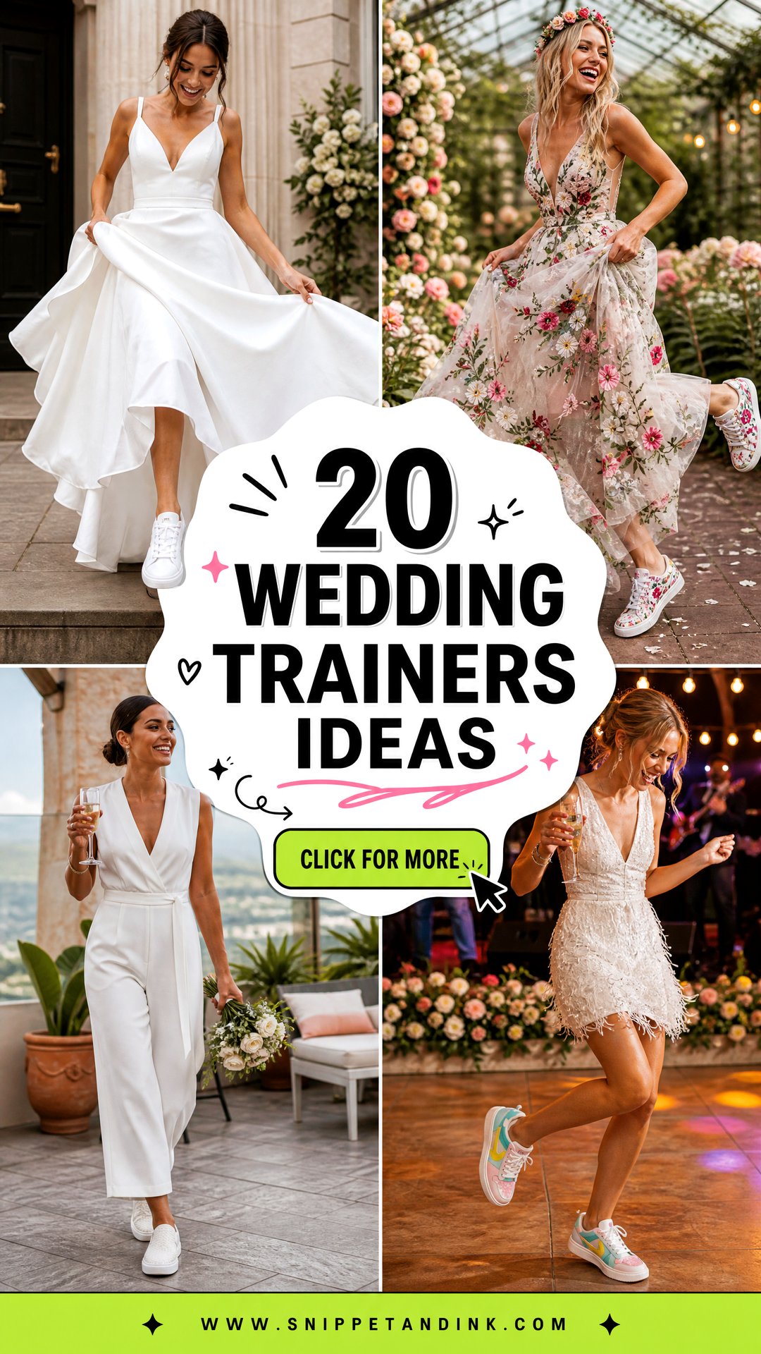 20 Wedding Trainers Ideas for Chic Comfortable Modern Brides - 20 Wedding Trainers Ideas for Chic, Comfortable Modern Brides