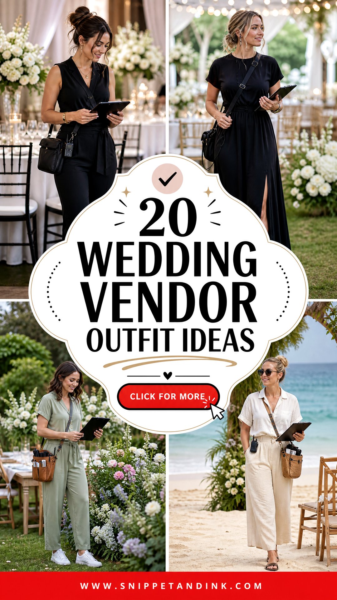 20 Wedding Vendor Outfit Ideas for Polished Event Professionals - 20 Wedding Vendor Outfit Ideas for Polished Event Professionals