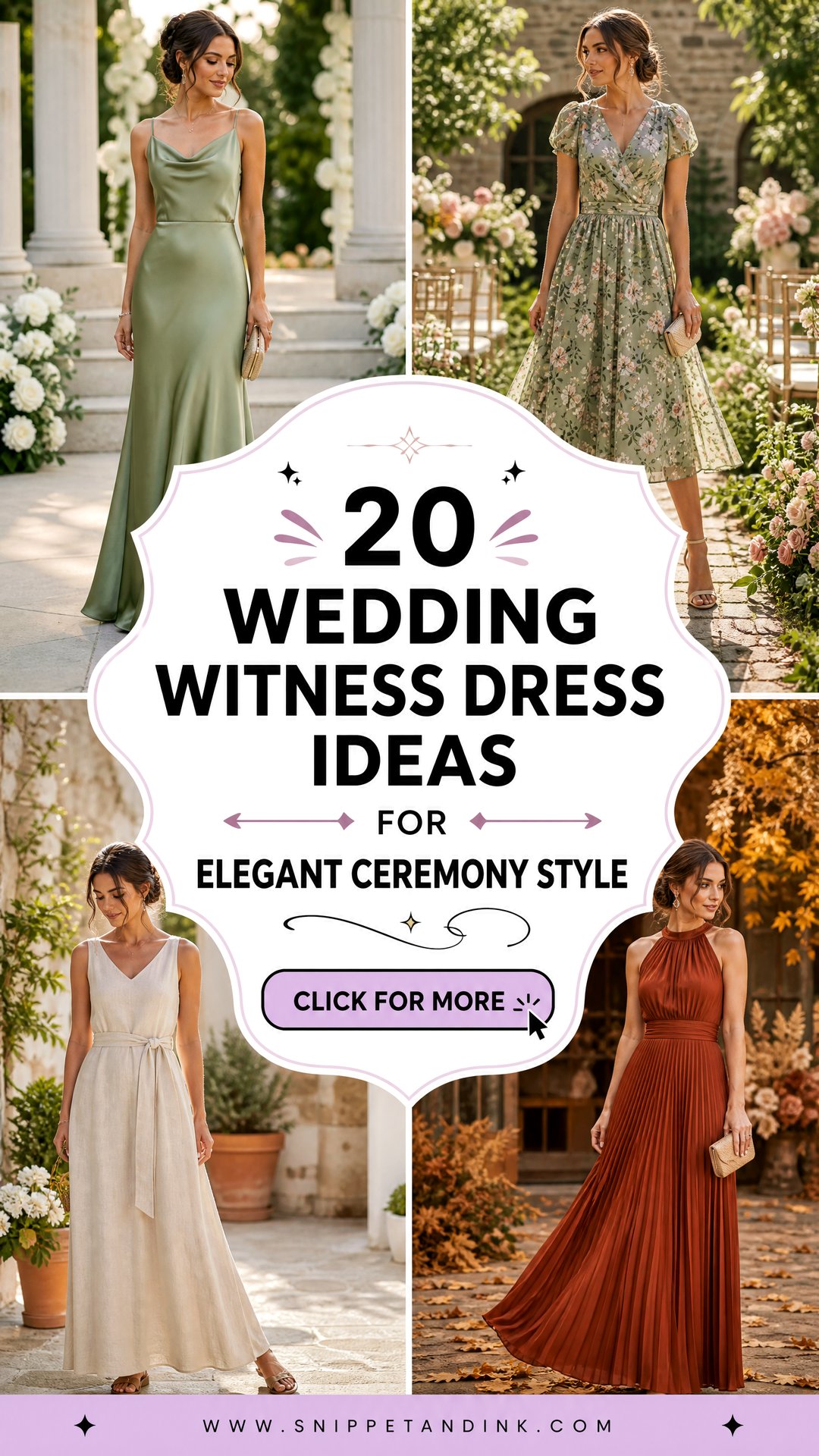 20 Wedding Witness Dress Ideas for Elegant Ceremony Style - 20 Wedding Witness Dress Ideas for Elegant Ceremony Style