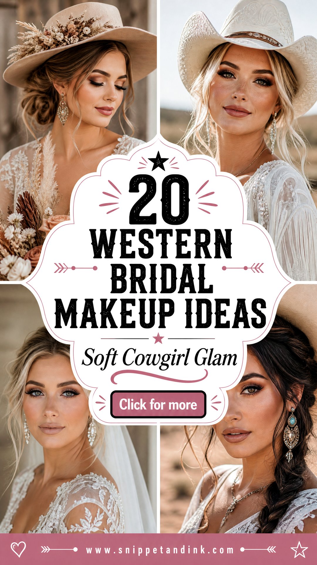 20 Western Bridal Makeup Ideas for Soft Cowgirl Glam Looks - 20 Western Bridal Makeup Ideas for Soft Cowgirl Glam Looks